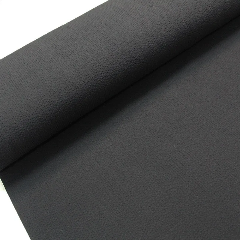 170CM REMNANT Dressmaking Cotton Mini Seersucker - Black