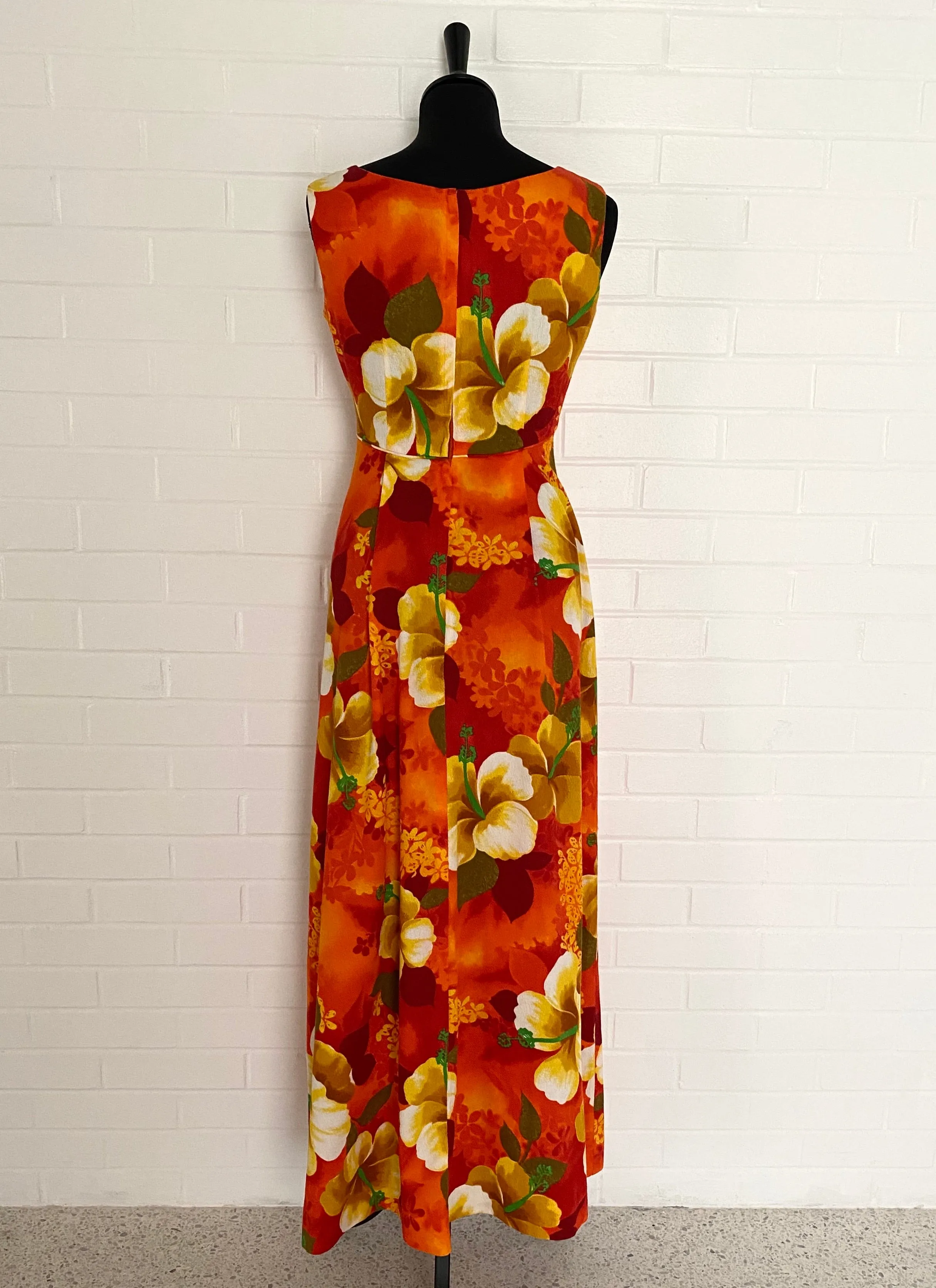 1960s Royal Hawaiian, Made & Styled in Hawaii Maxi Dress