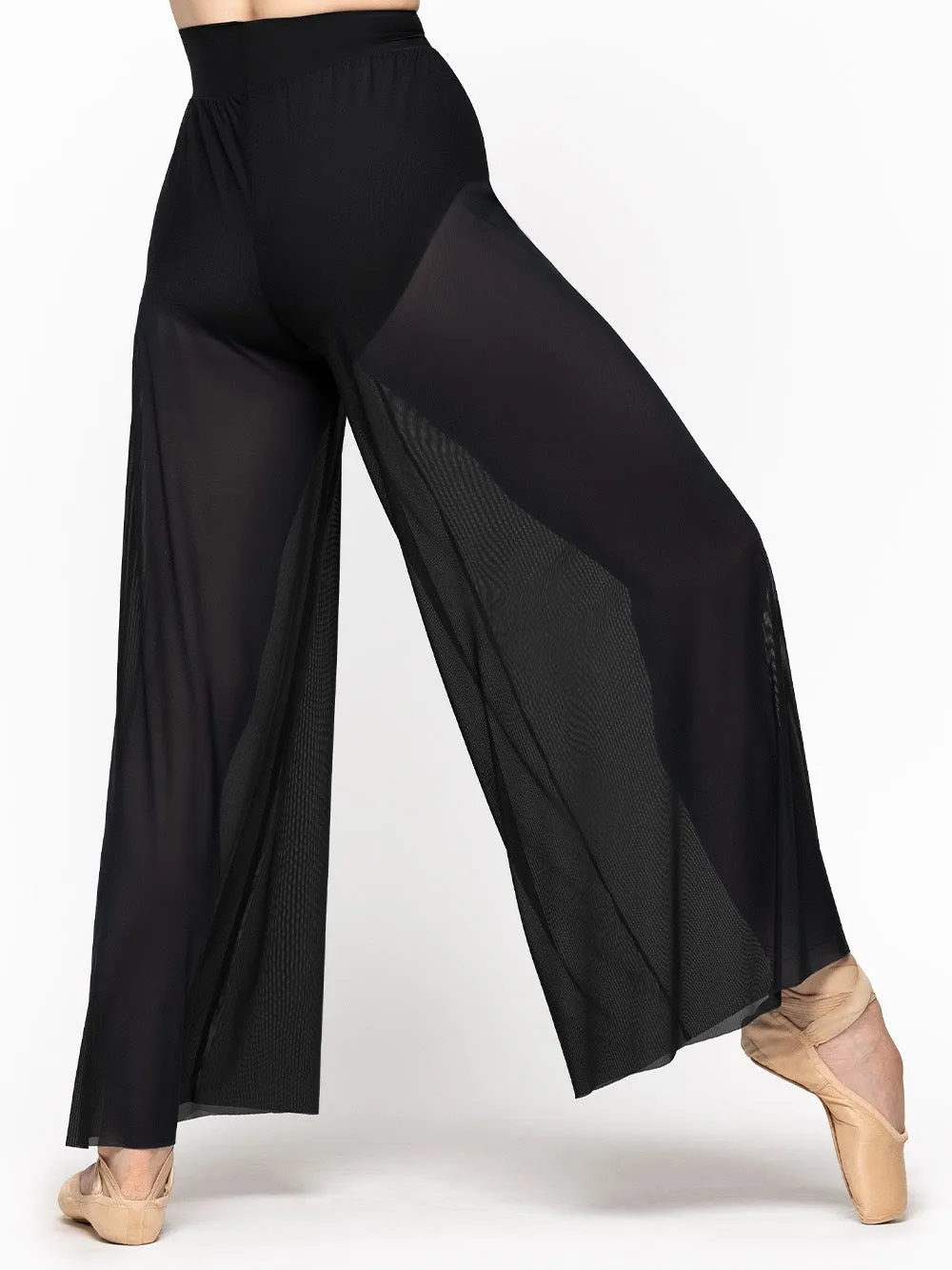 A-Line Pants Black Mesh RTW