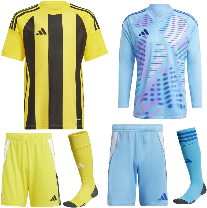 ADIDAS STRIPED 24 PREMIUM KIT BUNDLE YELLOW BLACK