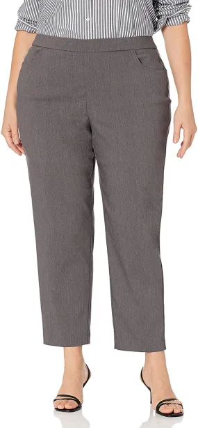 Alfred Dunner Women's Allure Slimming Plus Size Short Stretch Pants-Modern Fit