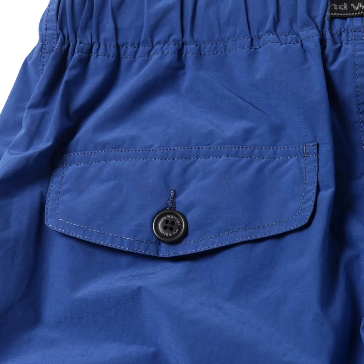 And Wander Men's Oversized Cargo Pants Blue