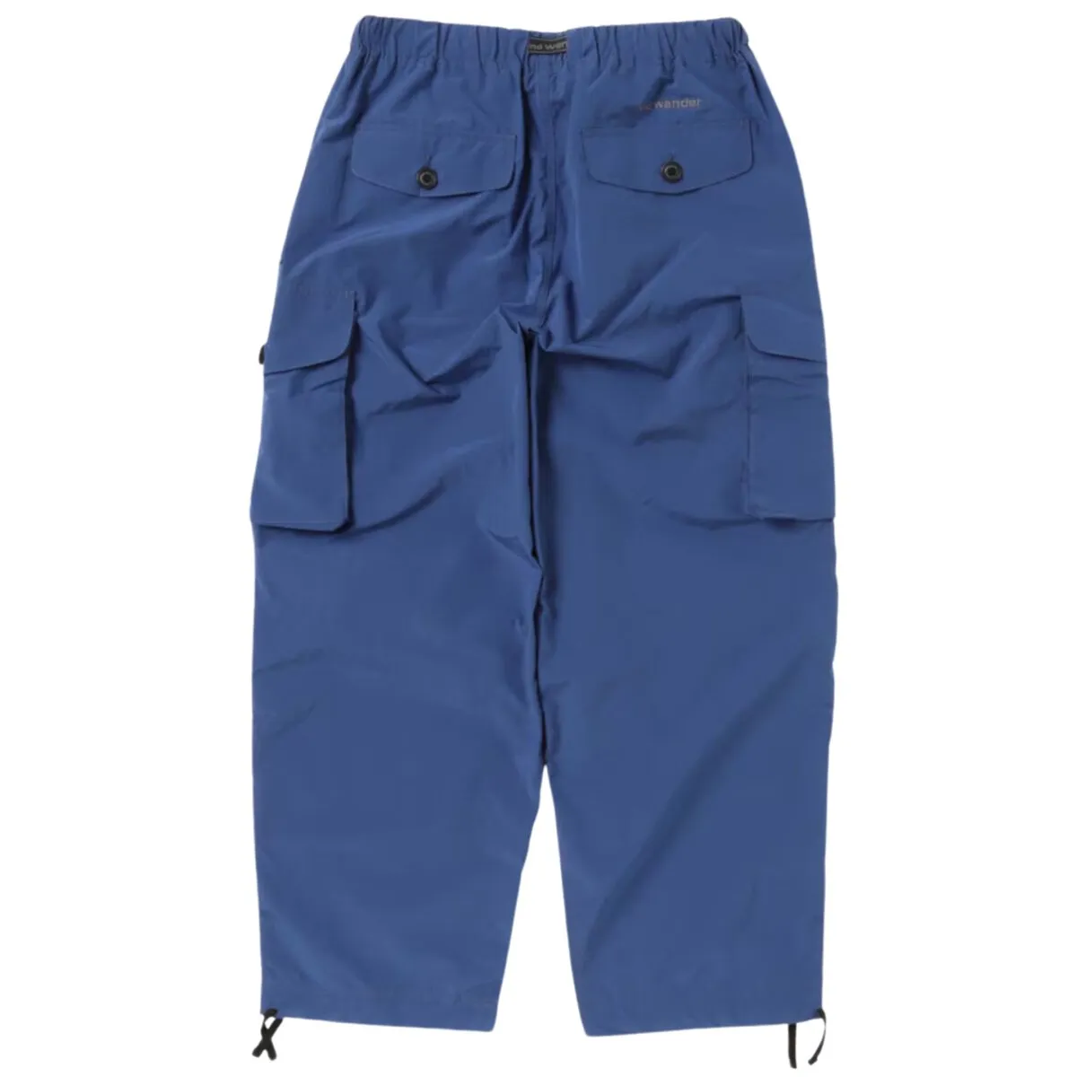 And Wander Men's Oversized Cargo Pants Blue