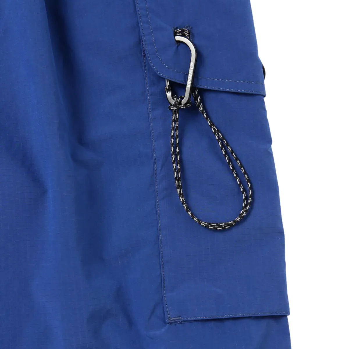 And Wander Men's Oversized Cargo Pants Blue