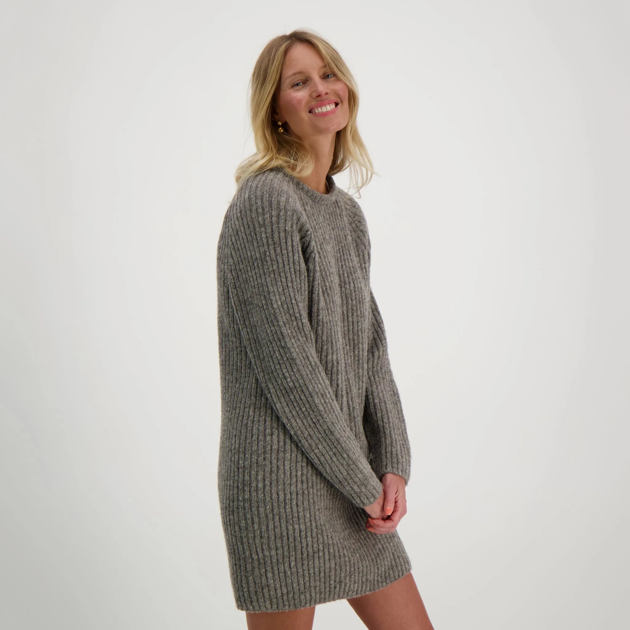 Anne Long Knit Grey