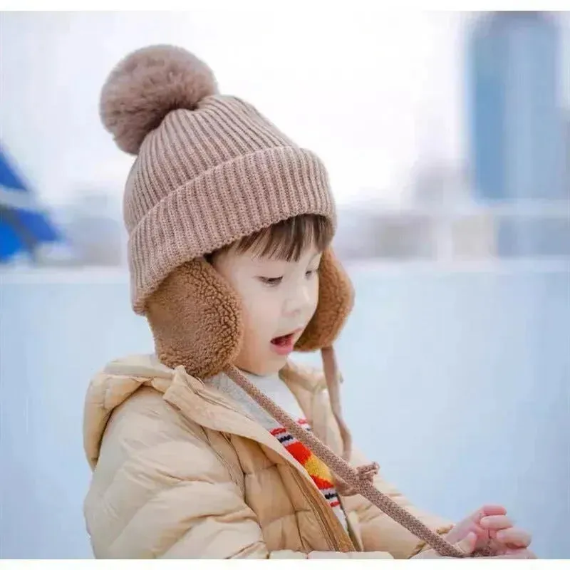 Autumn And Winter Children's Cute Knitting Wool Hat Winter