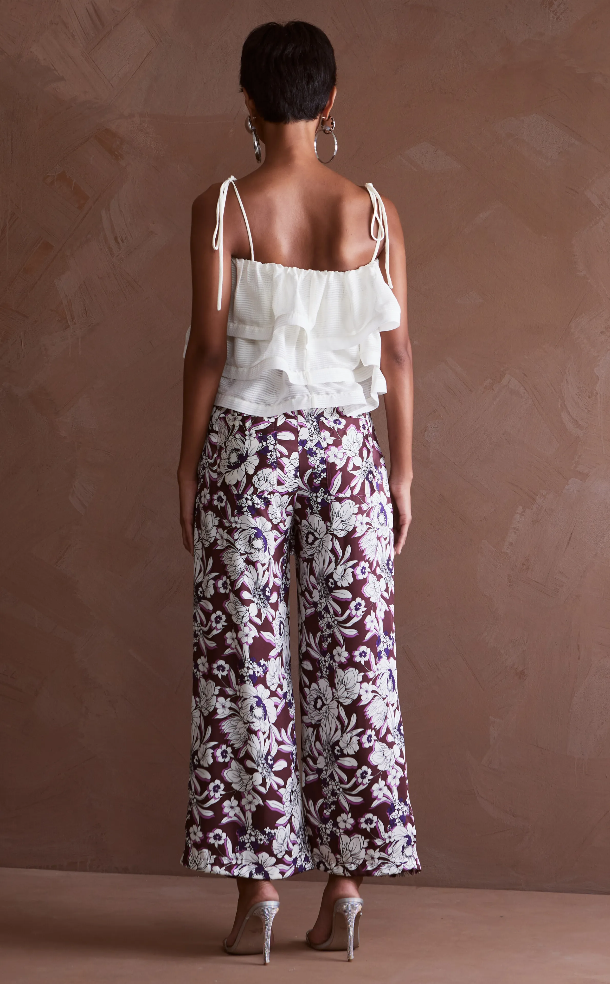 BALI PANTS - BROWN FLORAL