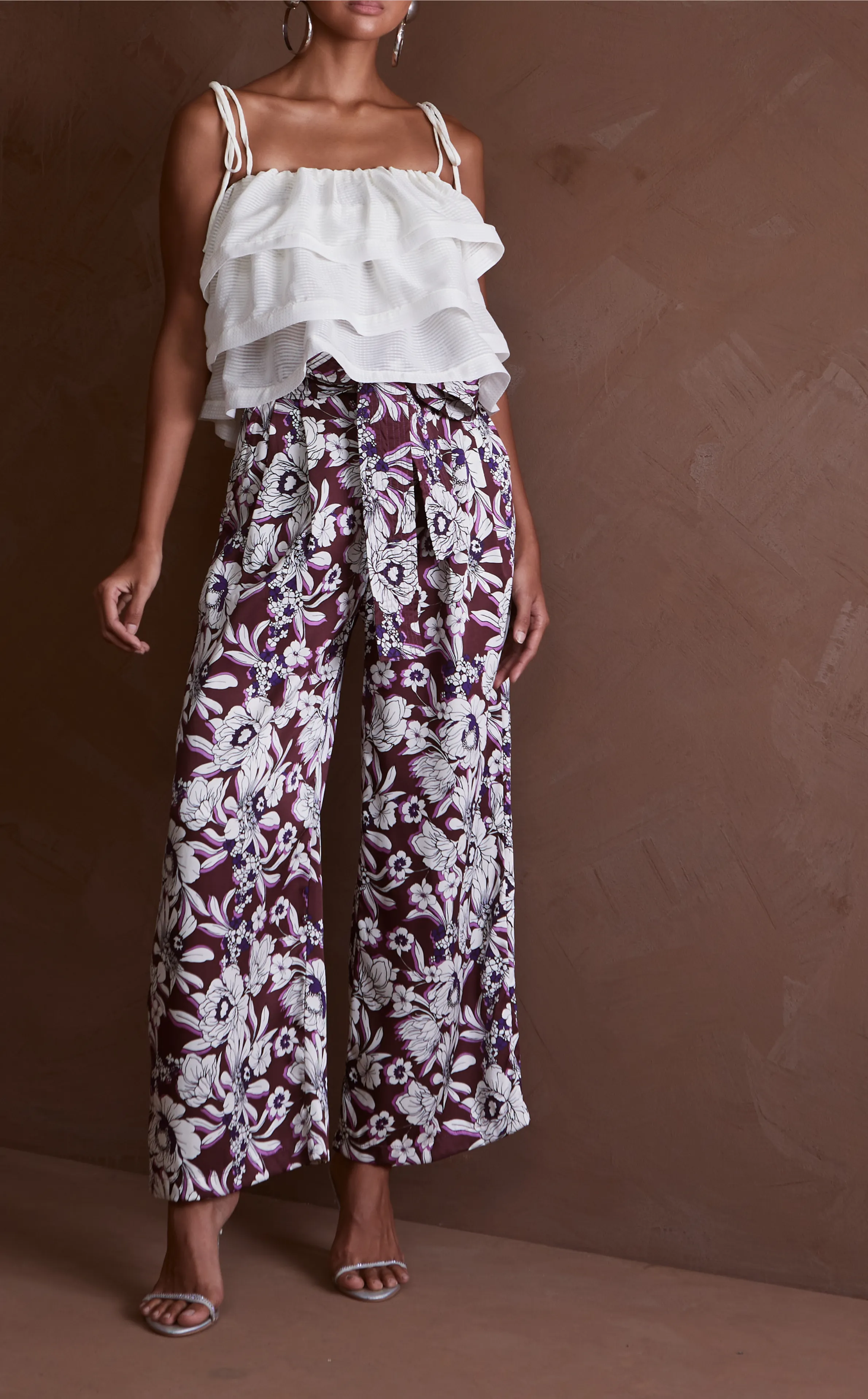 BALI PANTS - BROWN FLORAL