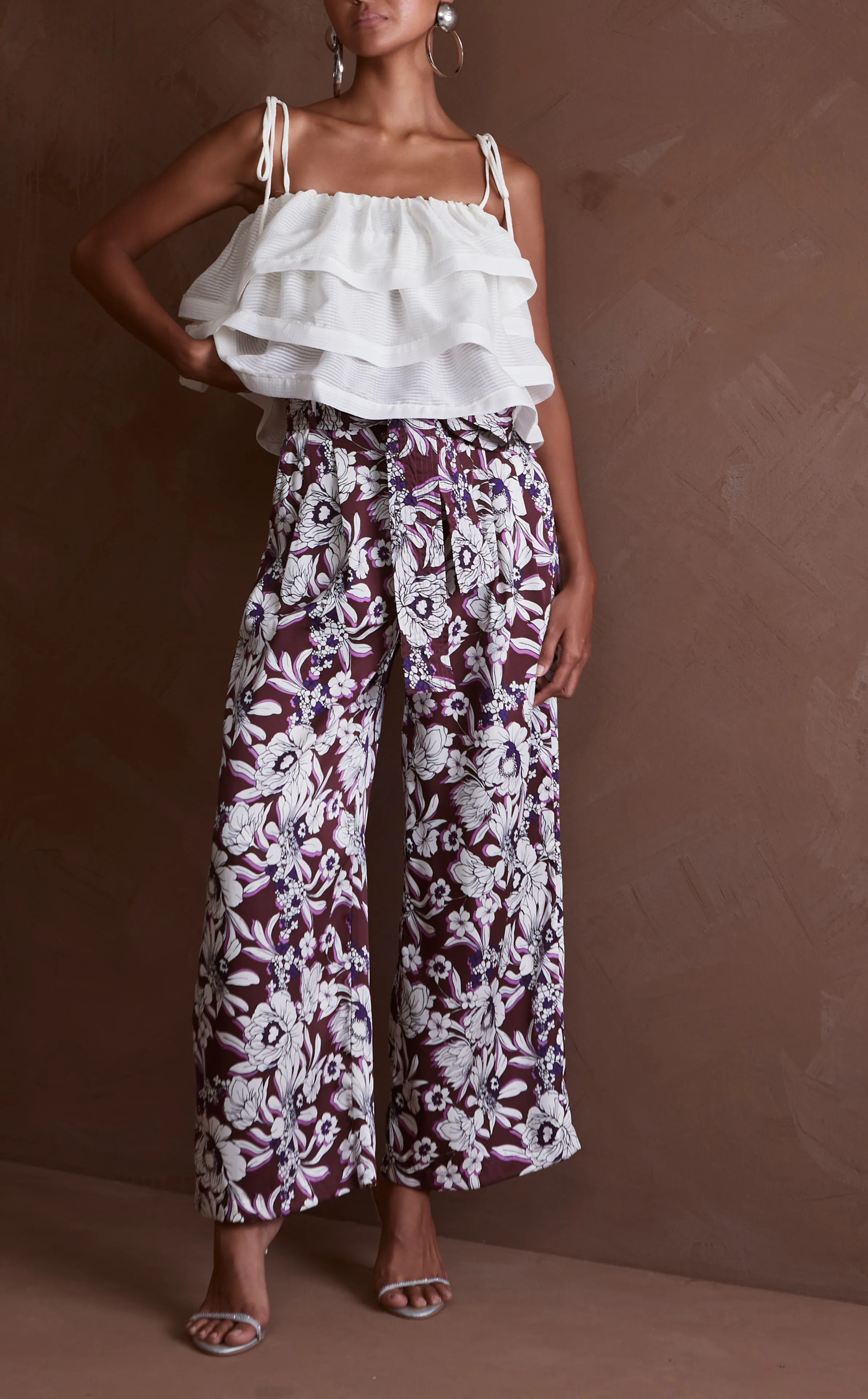 BALI PANTS - BROWN FLORAL