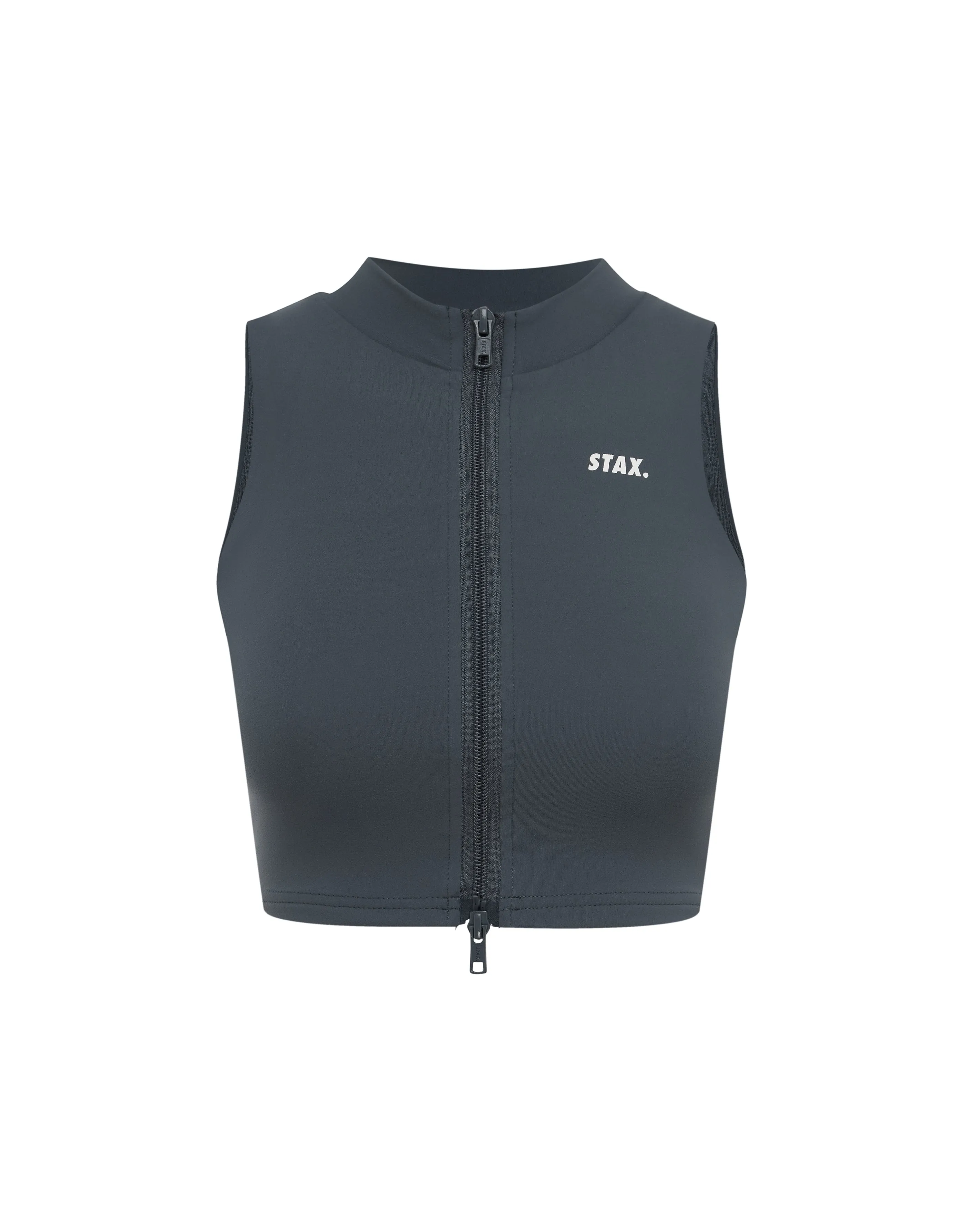 Base Sleeveless Zip Tank NANDEX ™ - Dark Grey