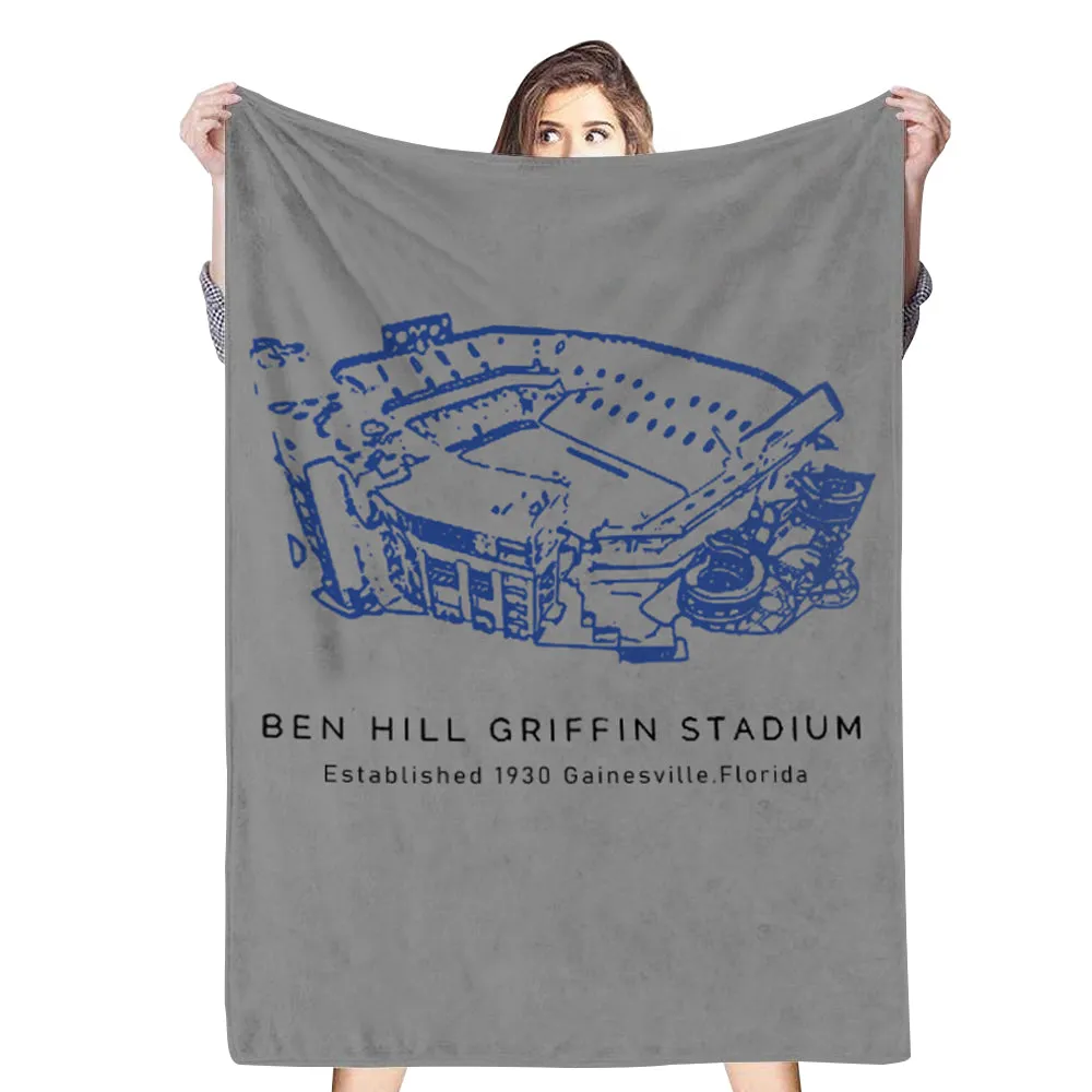 Ben Hill Griffin Stadium - Florida Gators Football,College American Football Blanket Home Shawl Blanket Gift