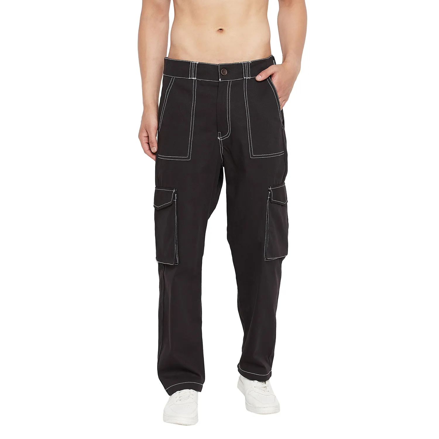 Black Carpenter Cargo Pants