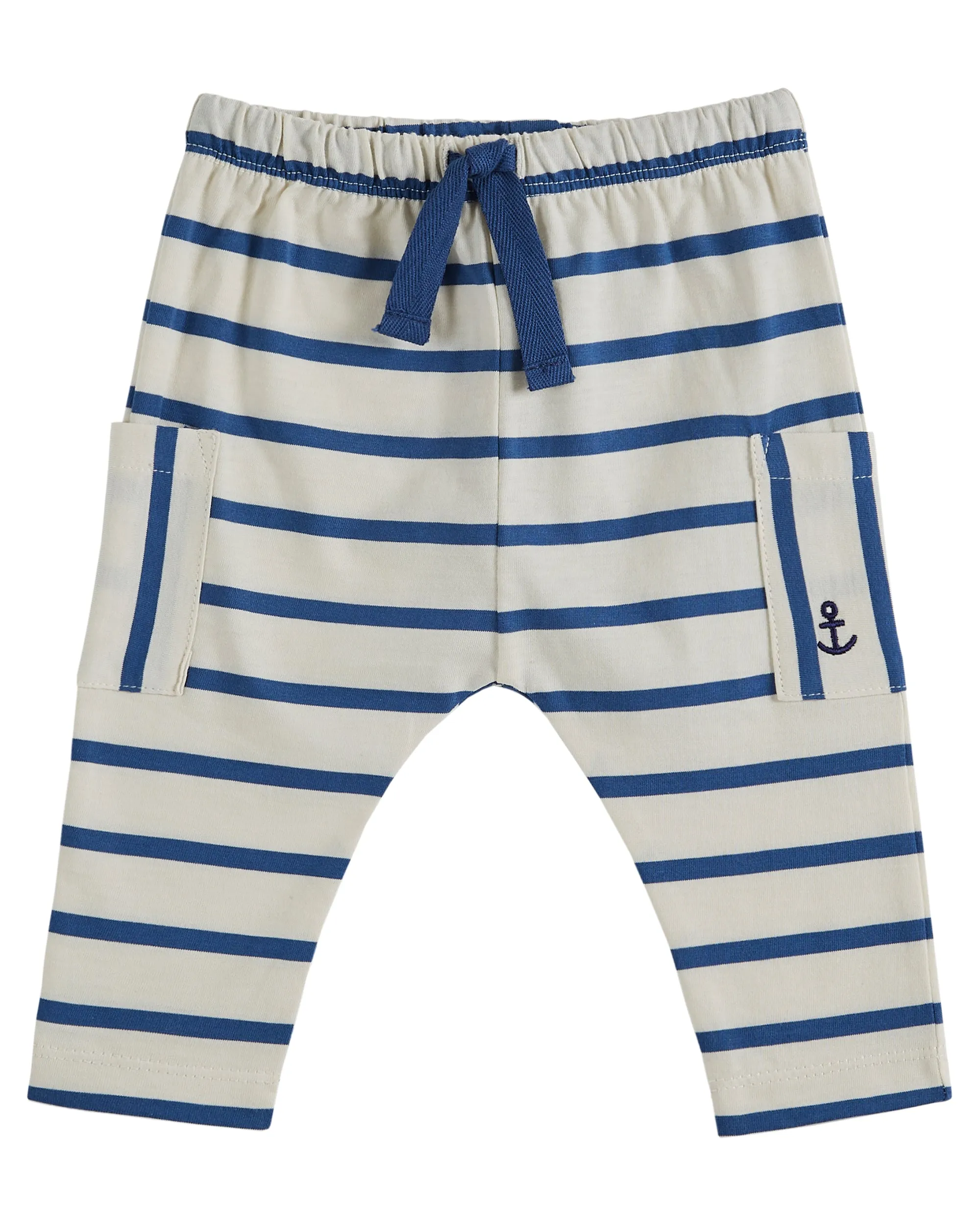 Blue Striped Jersey Saroual