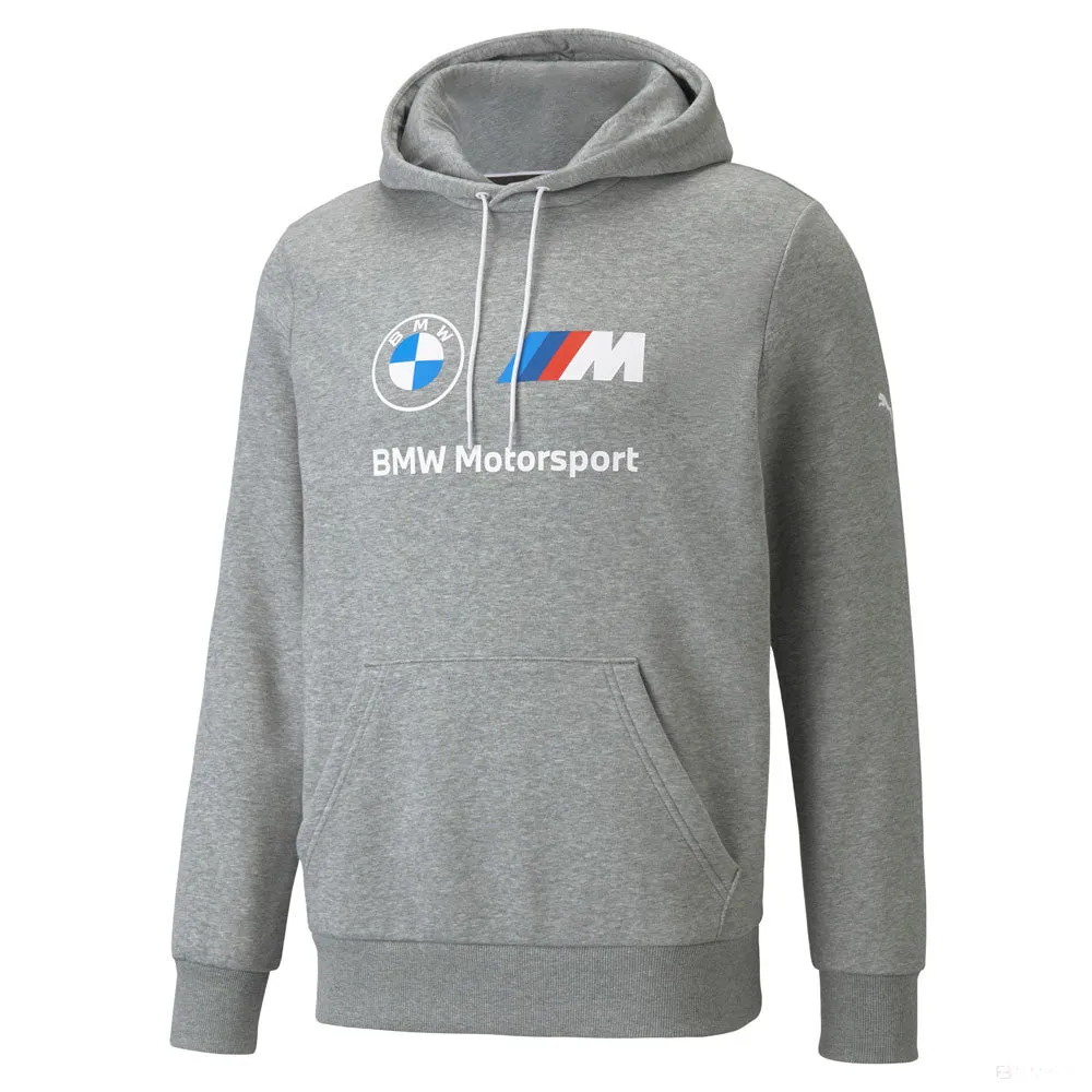 BMW Hoodie, Puma BMW ESS Fleece, Grey, 2021