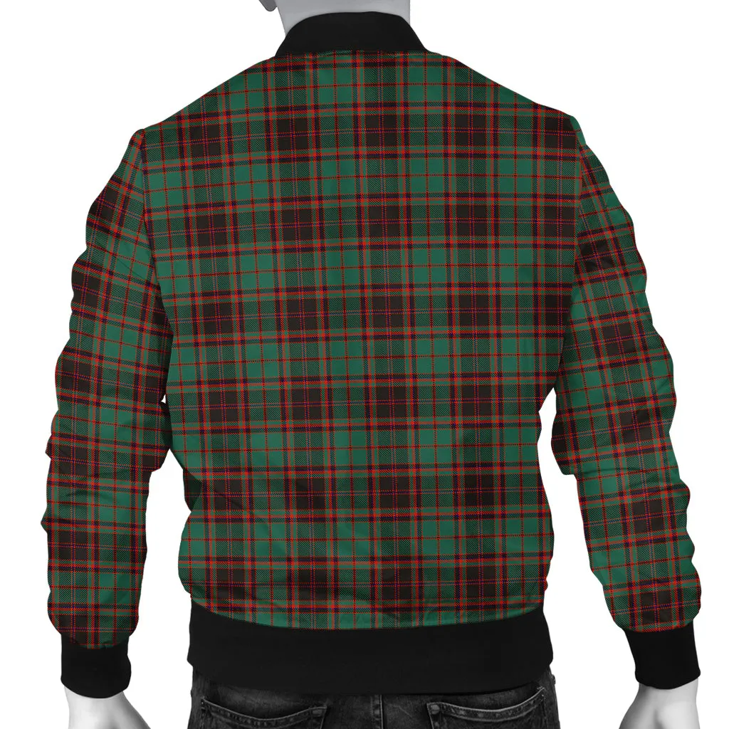 Buchan Ancient Tartan Bomber Jacket with Family Crest