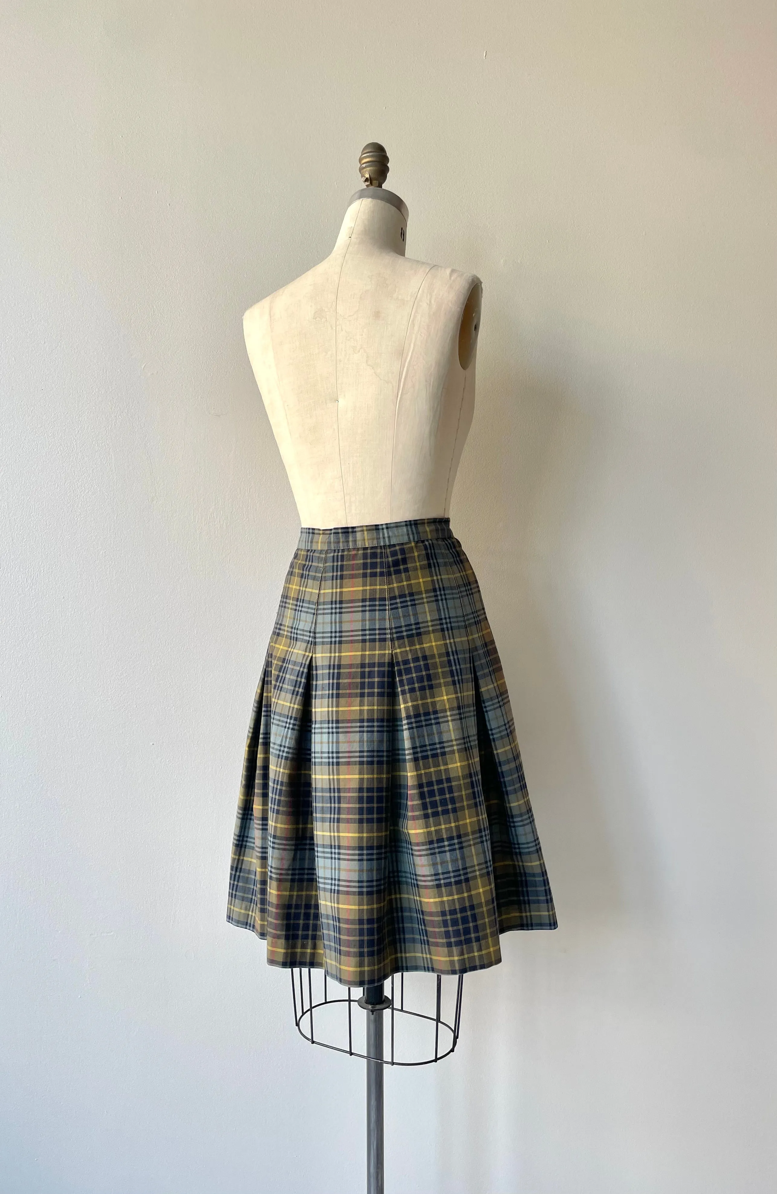 Burnley Plaid Skirt | 1950s