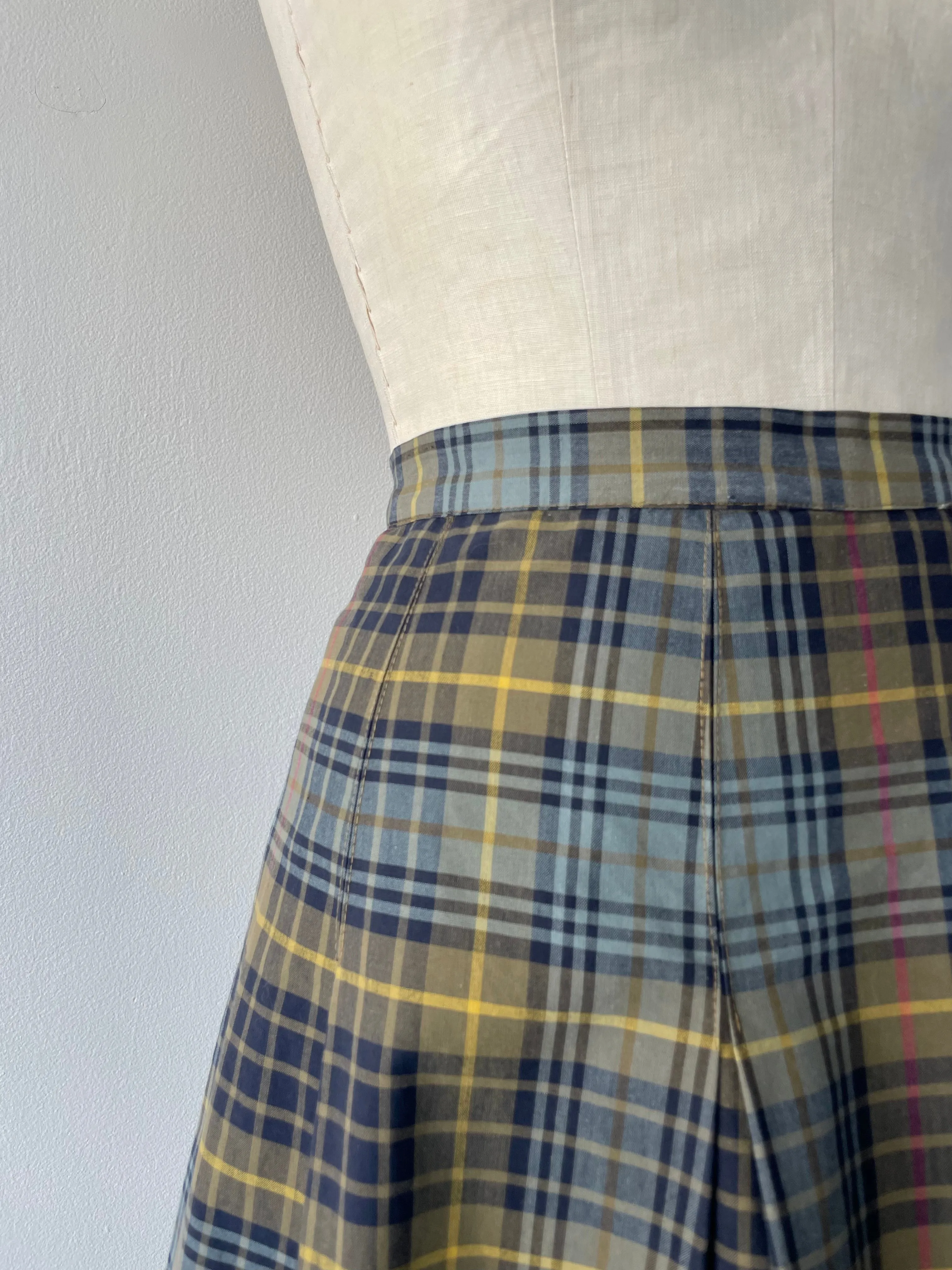 Burnley Plaid Skirt | 1950s