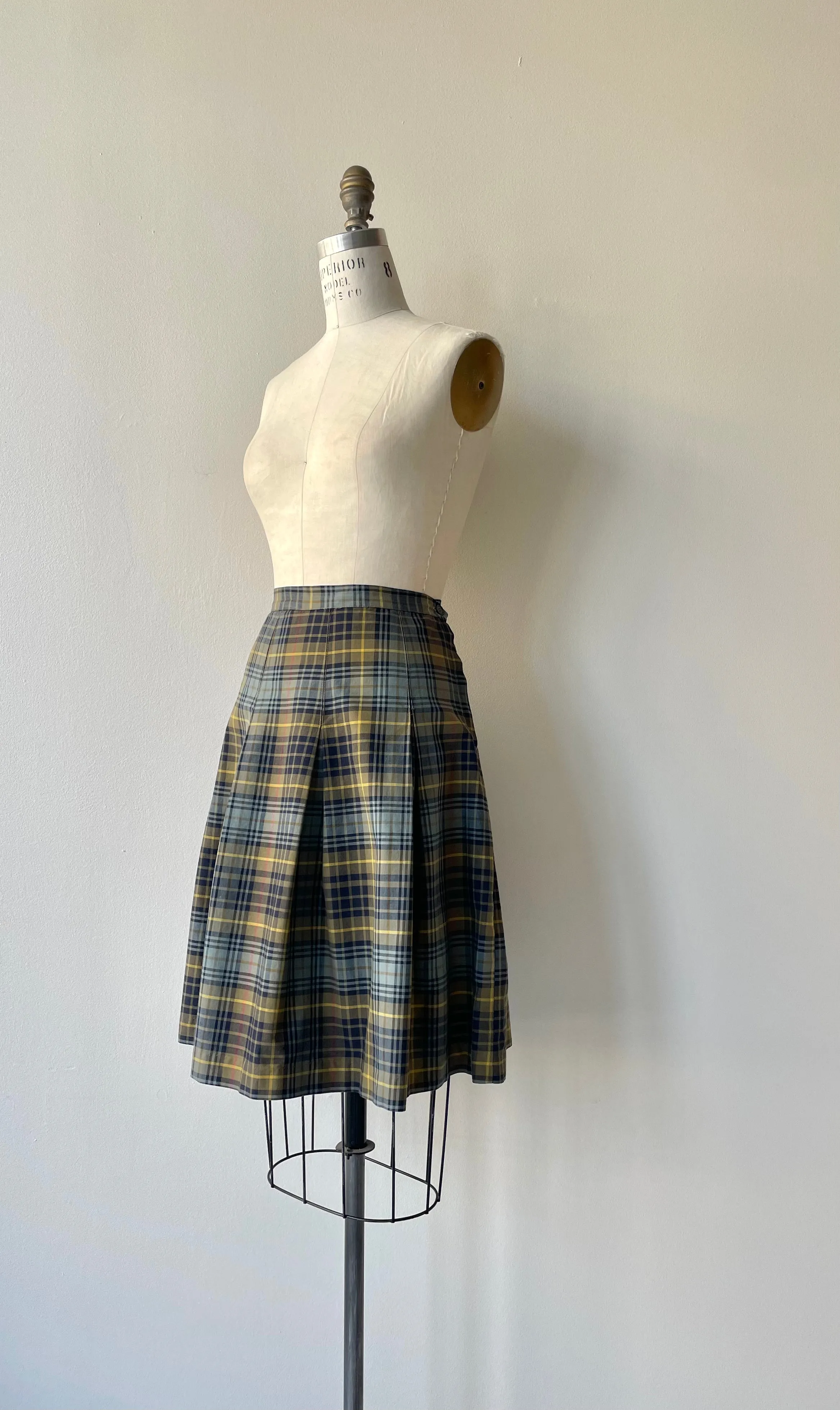 Burnley Plaid Skirt | 1950s