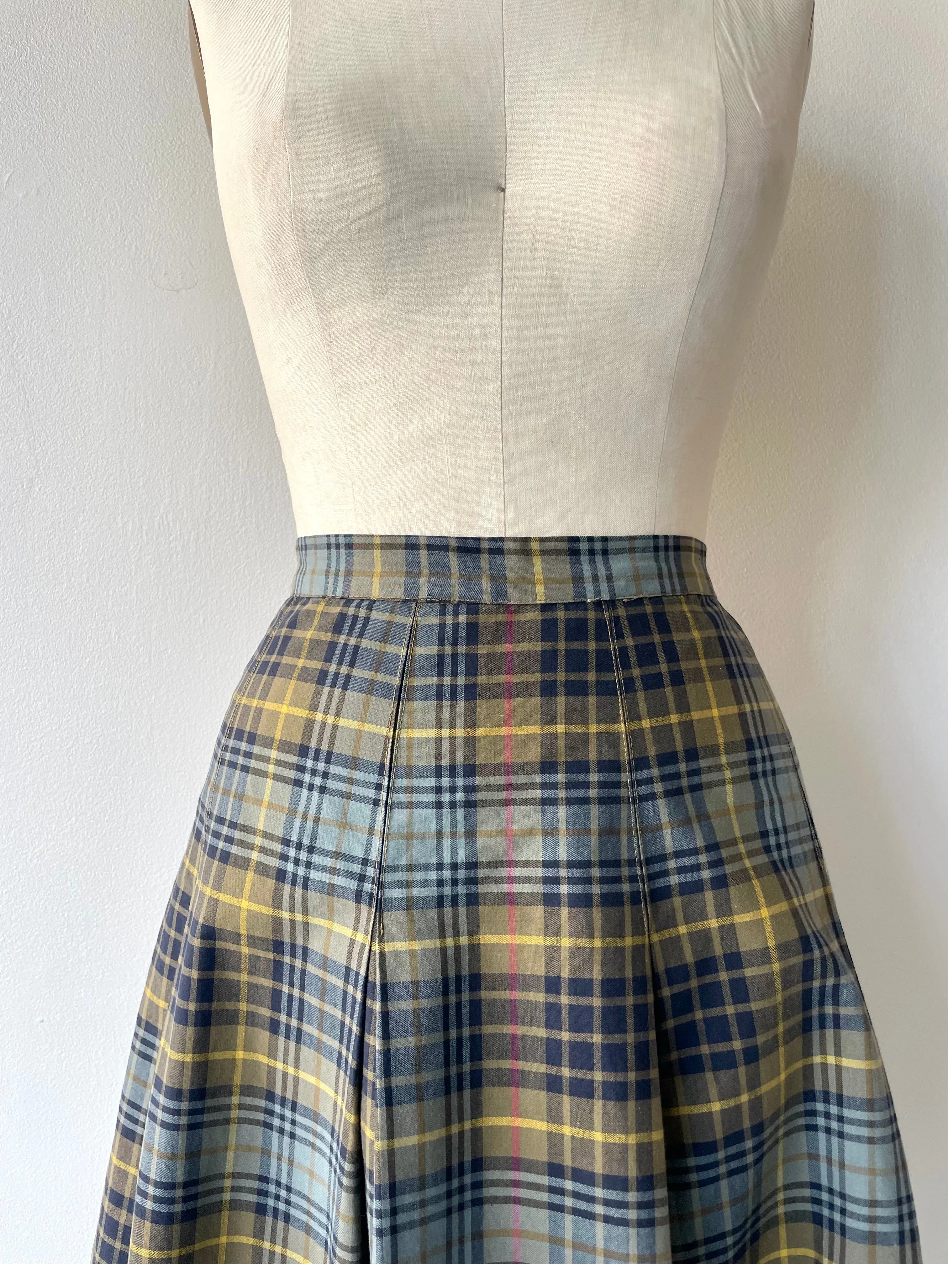 Burnley Plaid Skirt | 1950s