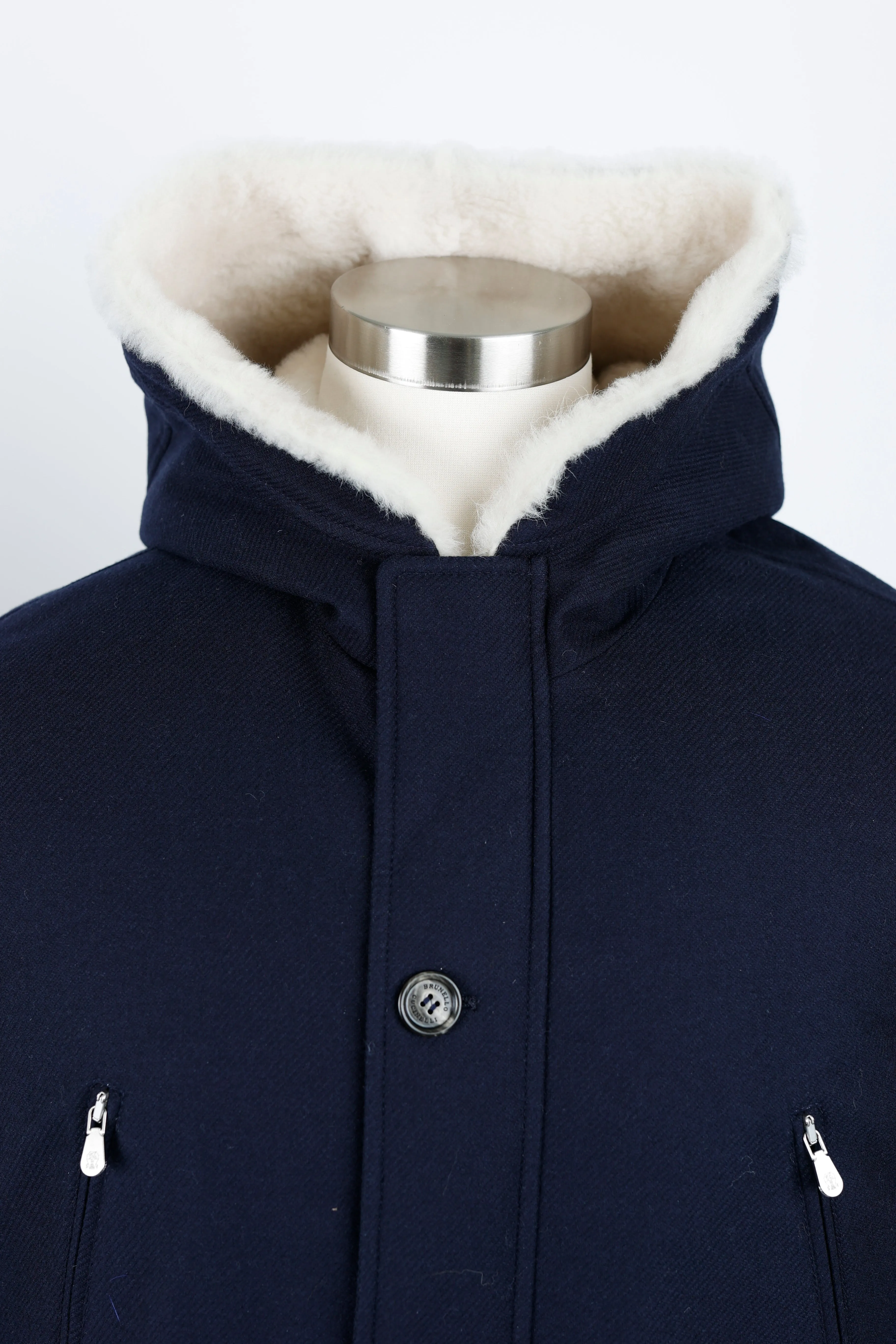 Cashmere Blend Down Filled Parka