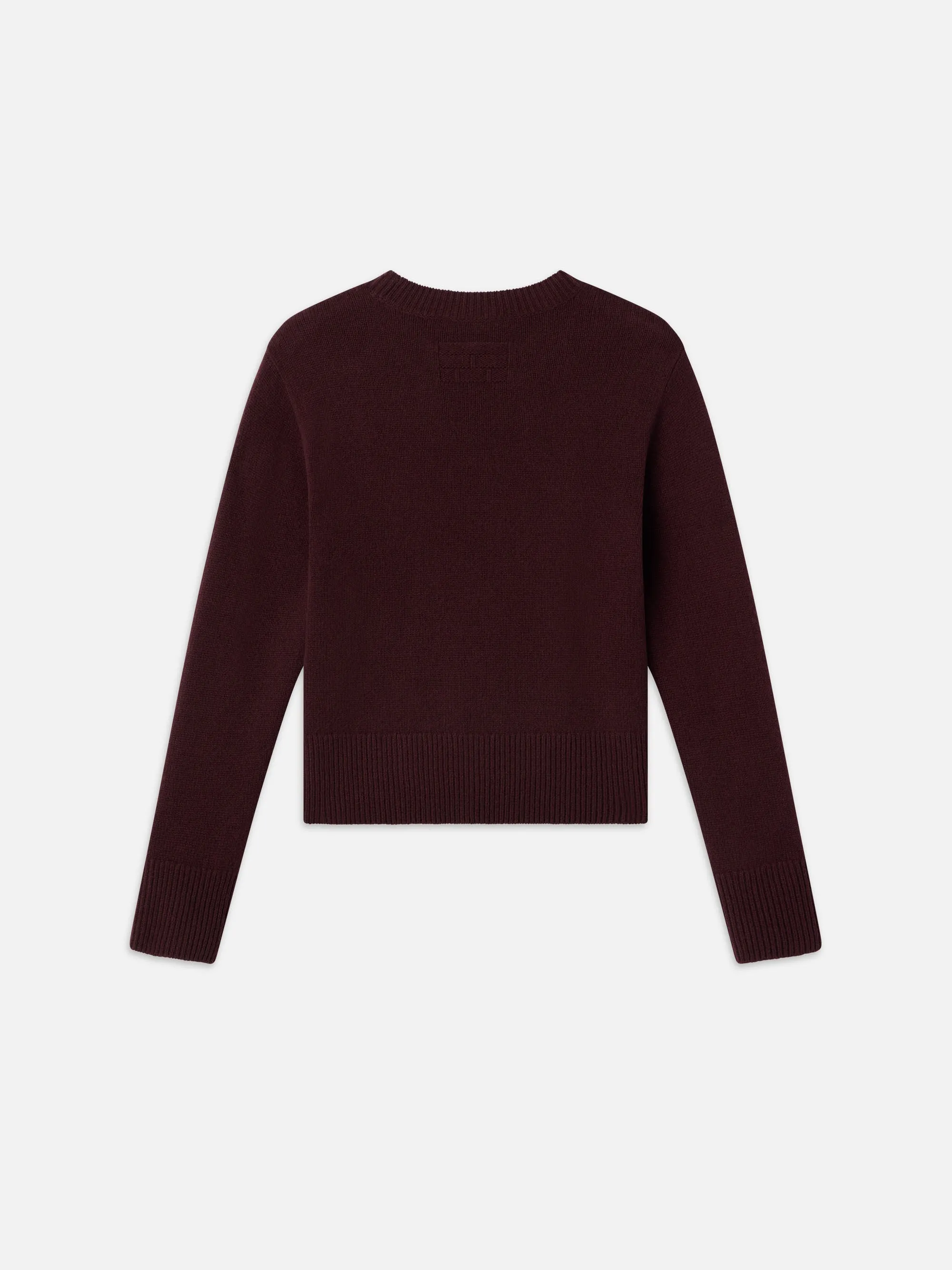 Cashmere Clean Crew -- Deep Burgundy