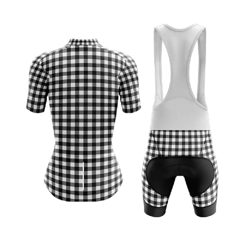 Checkered (Black) Club Cycling Kit