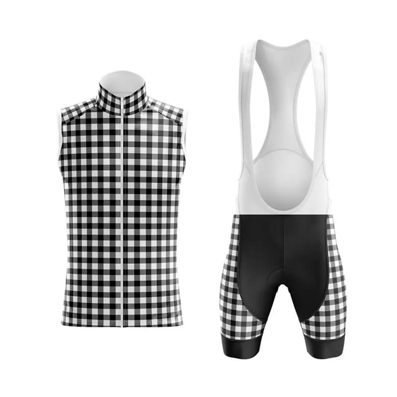 Checkered (Black) Club Cycling Kit