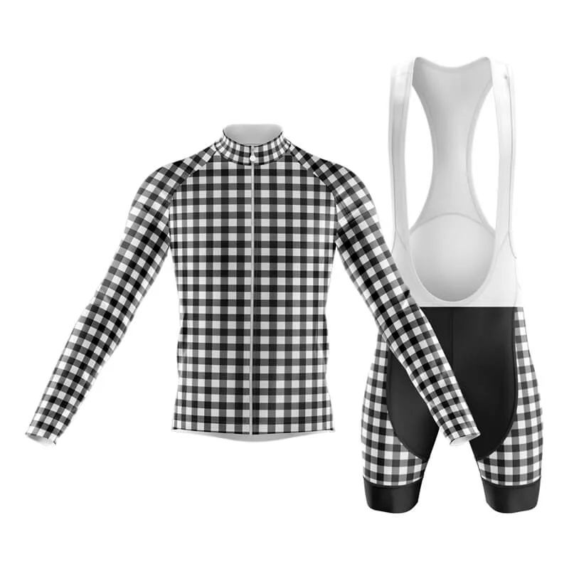 Checkered (Black) Club Cycling Kit