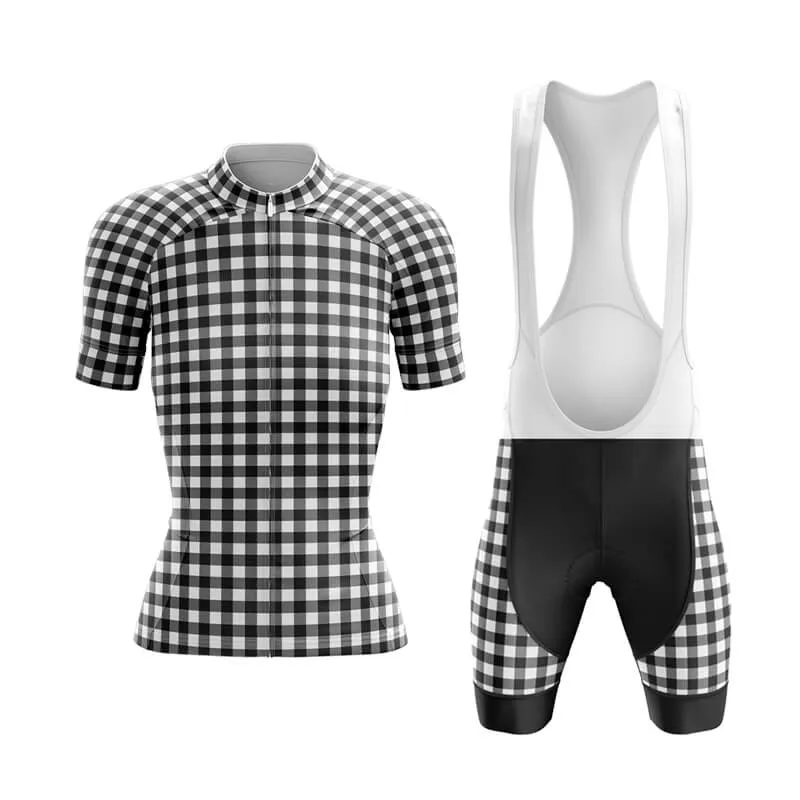 Checkered (Black) Club Cycling Kit