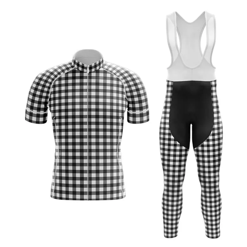 Checkered (Black) Club Cycling Kit