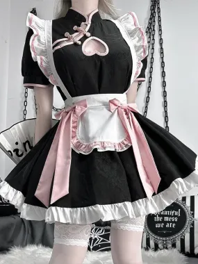 Cheongsam heart maid dress