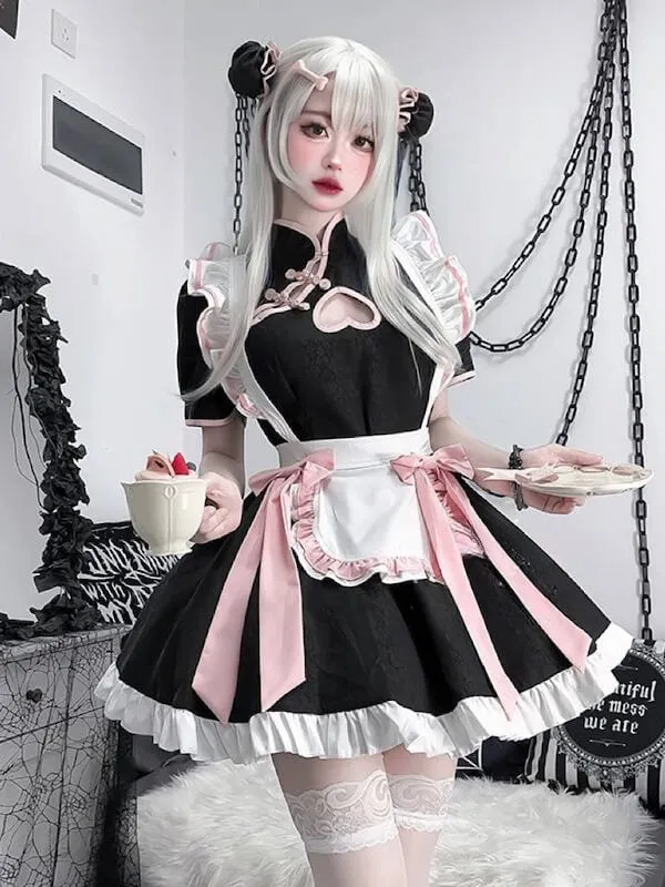 Cheongsam heart maid dress