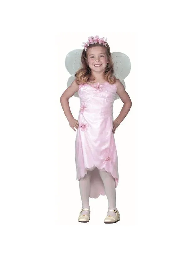 Child's Pink Flower Fairy Costume