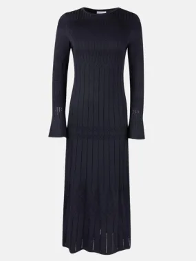 Chromatic Knit Dress - Black