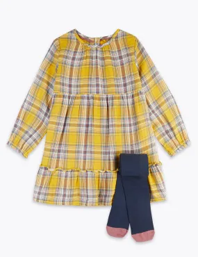 Cotton Rich Checked Outfit