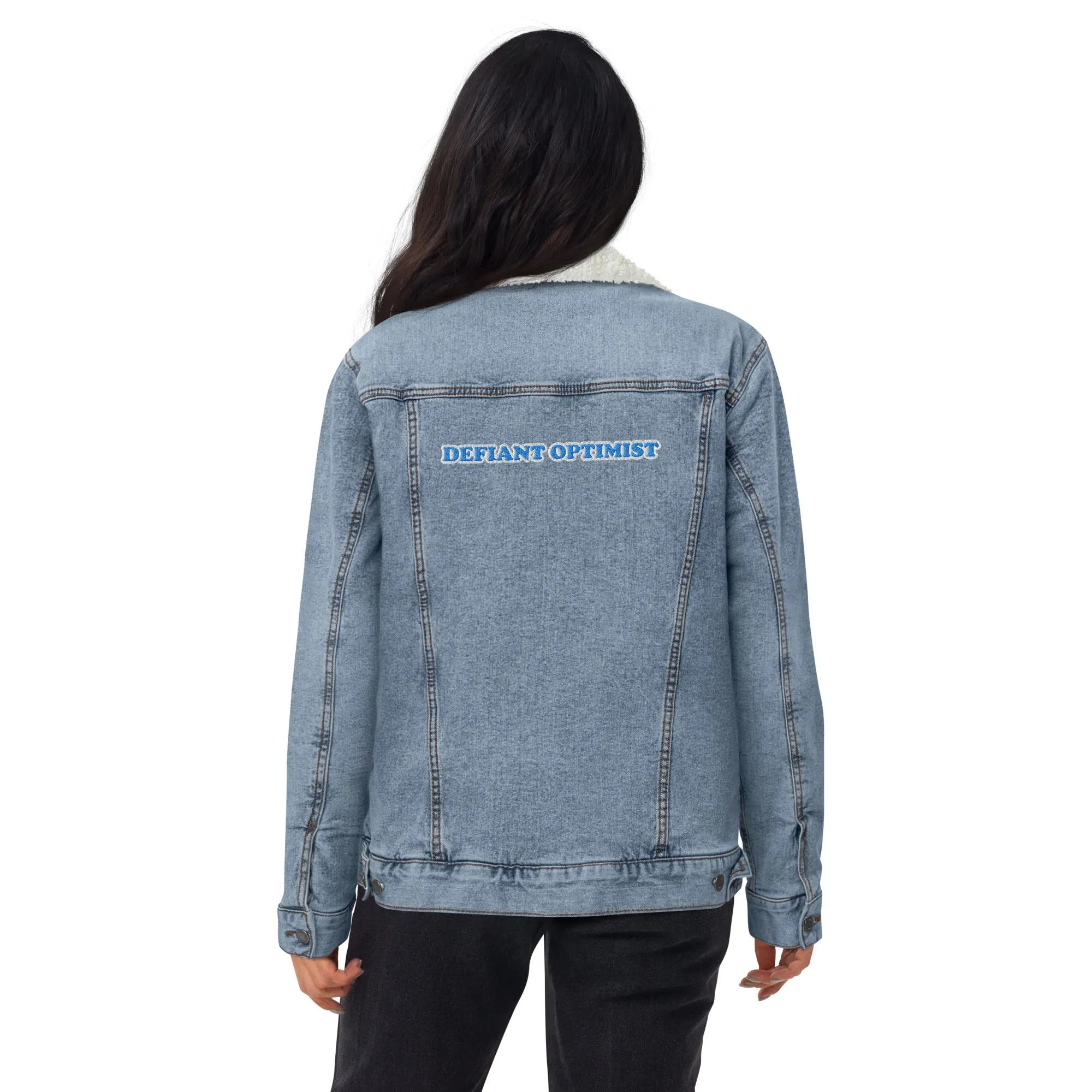 Defiant Unisex Denim Sherpa Jacket