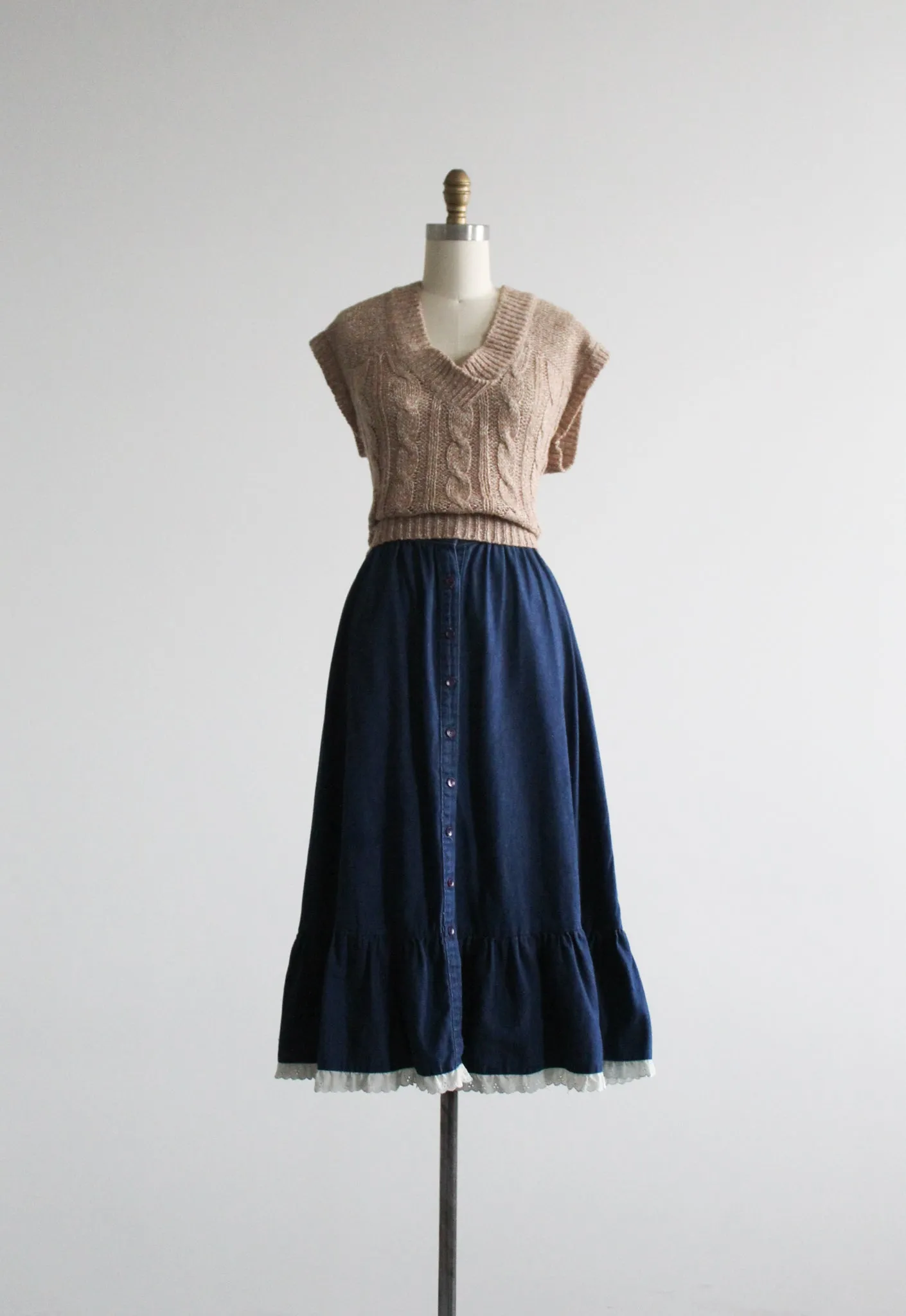 dewlight denim skirt