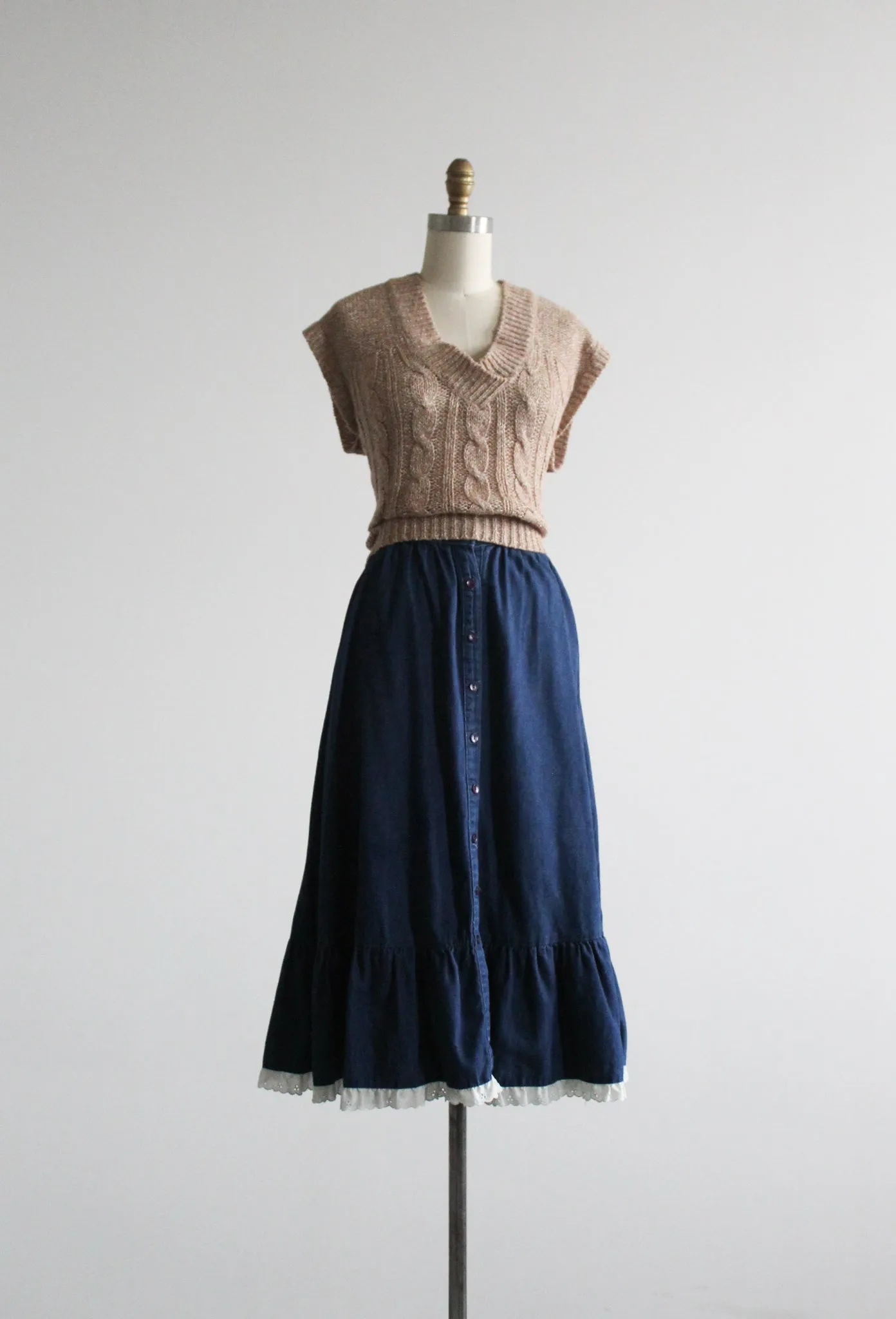 dewlight denim skirt