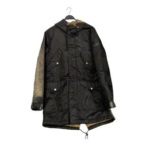 DIESEL/Coat/L/Polyester/BLK/PARKA