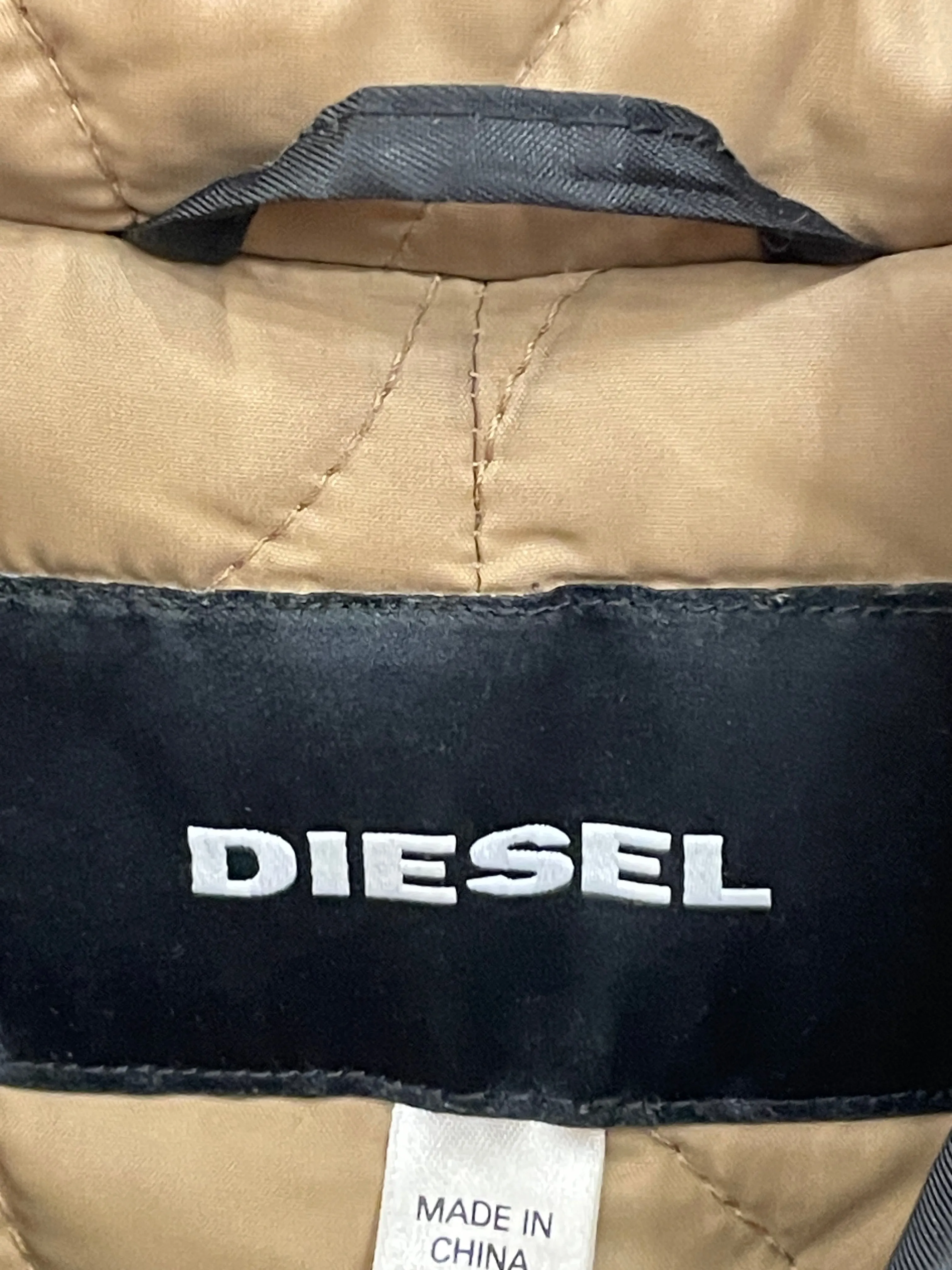 DIESEL/Coat/L/Polyester/BLK/PARKA