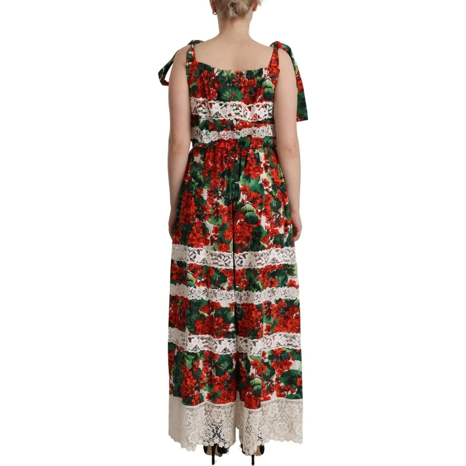 Dolce & Gabbana Multicolor Floral Maxi Dress