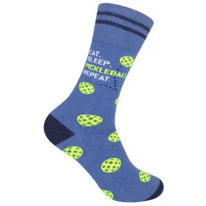 Eat. Sleep. Pickleball. Repeat. Unisex Socks