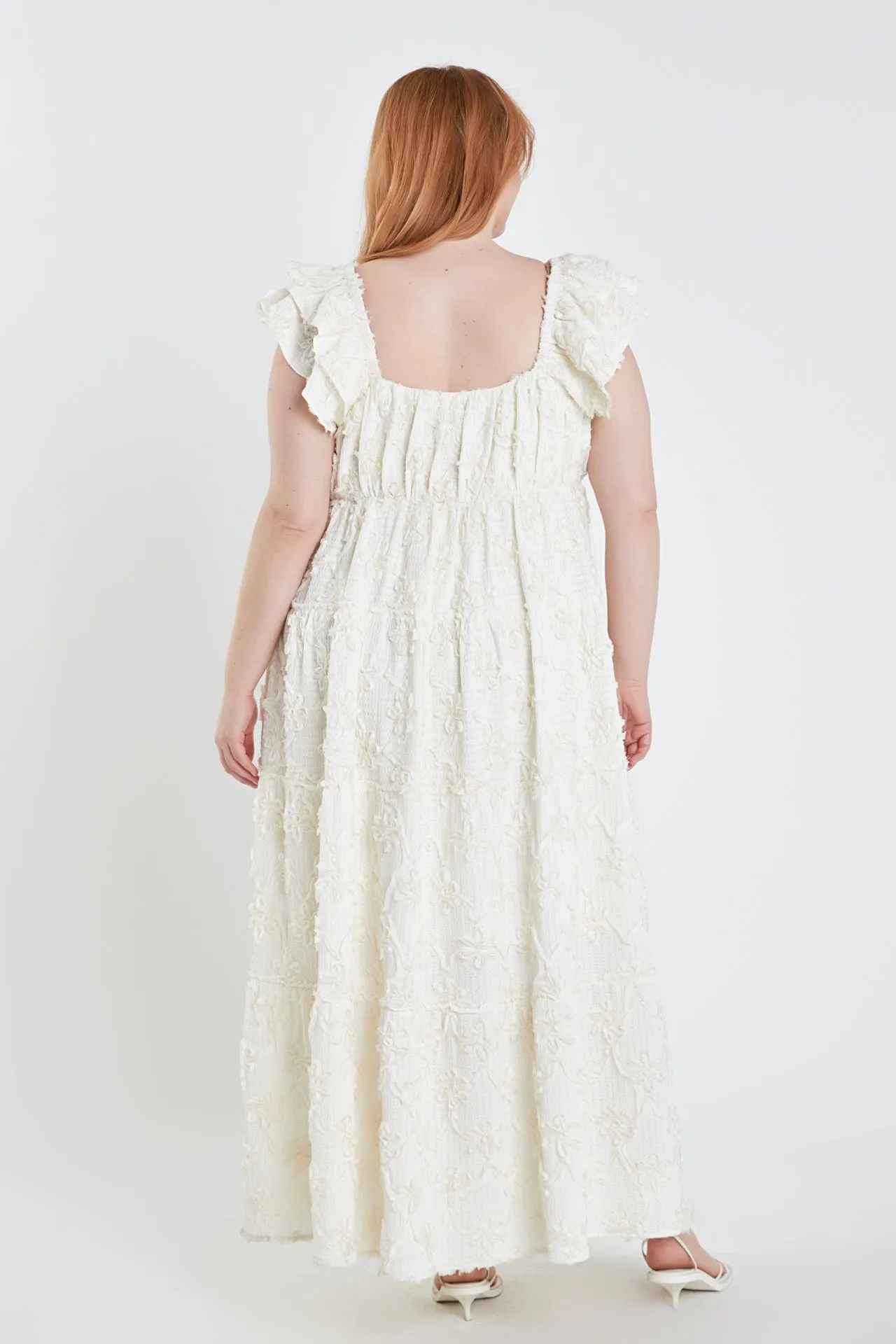 English Factory - Ribbon Embroidered Maxi Dress