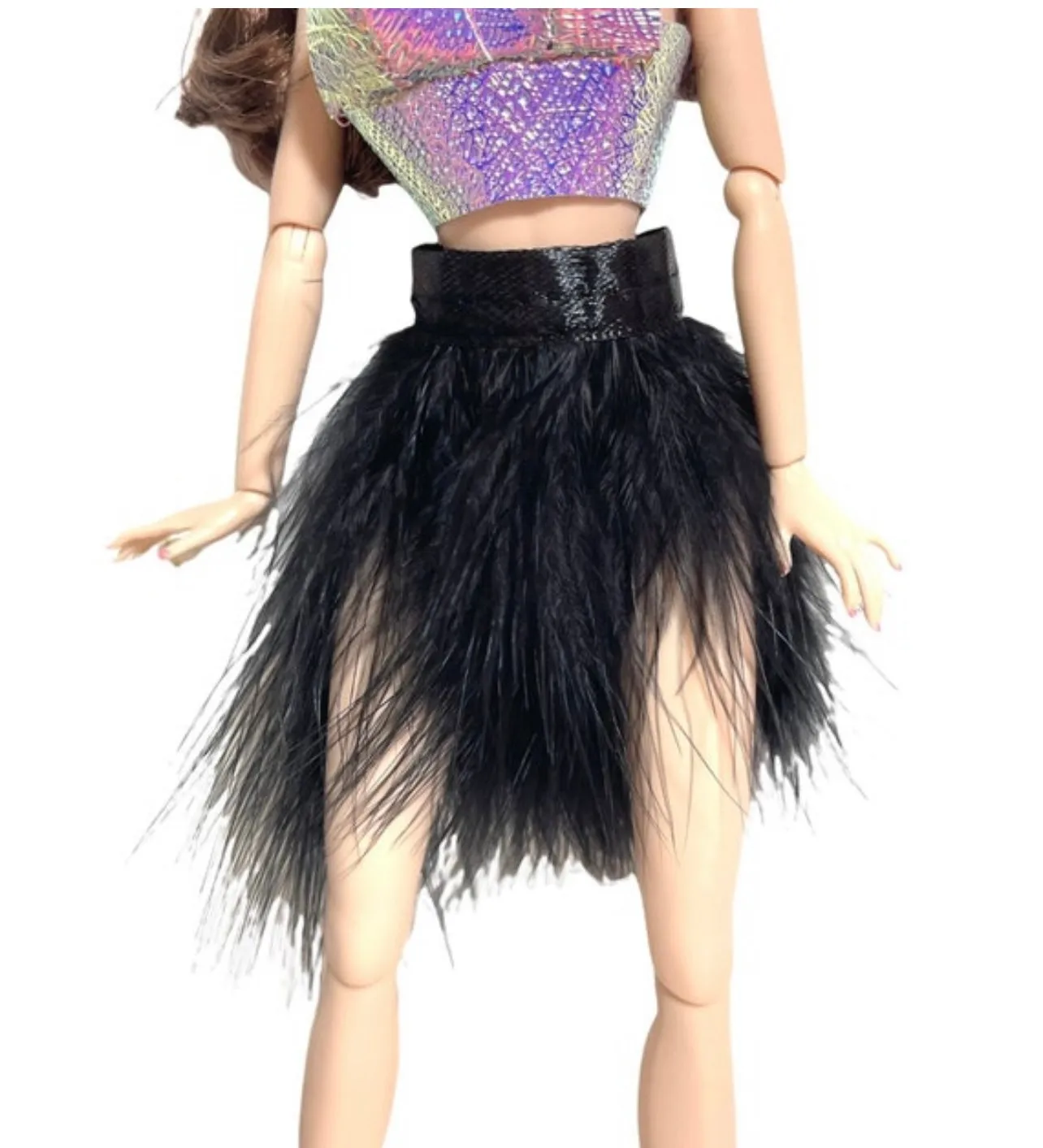 Feather skirts for Barbie