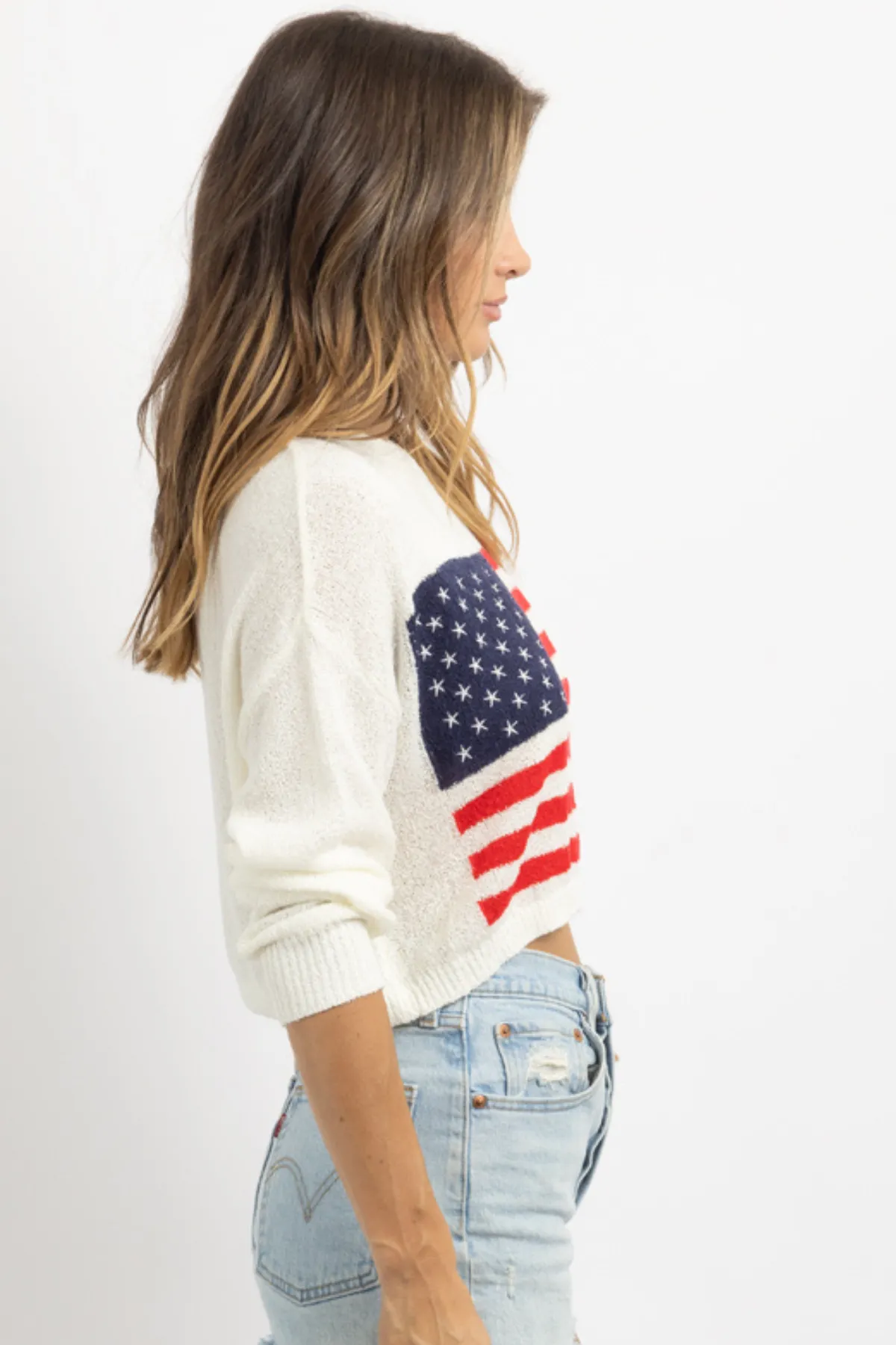 FIREWORK FLAG KNIT SWEATER *BACK IN STOCK*