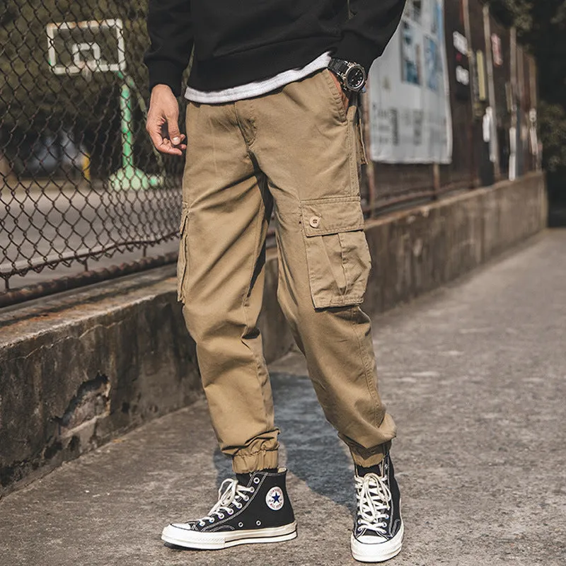 Flap Pocket Tapered Cargo Pants M00006