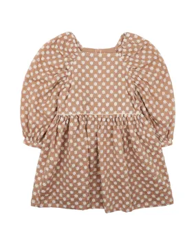 FLORA EMBORIDERED DRESS 3-7 YRS