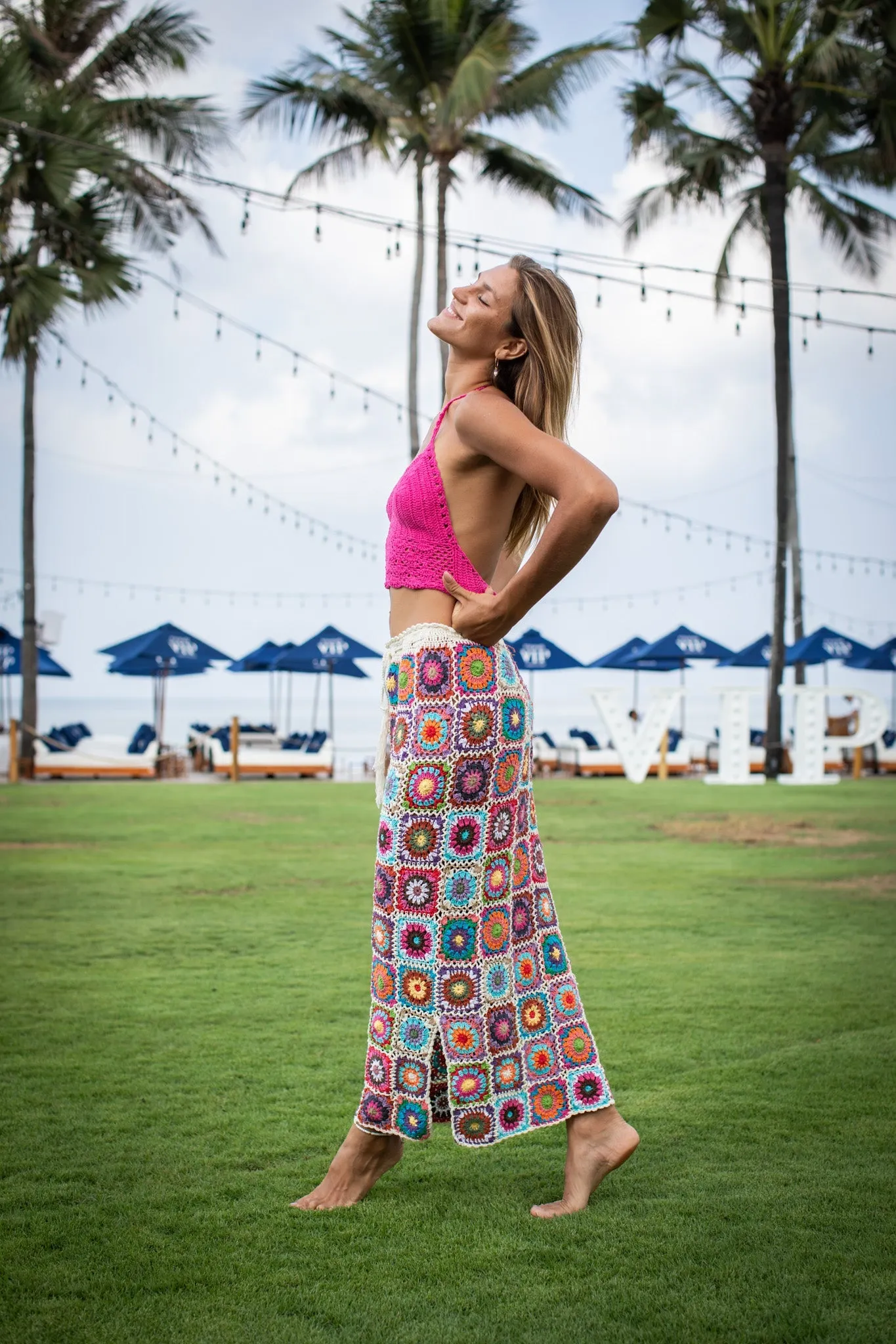 Flower Power Maxi Skirt