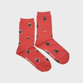 Friday Socks | Women's Little Dogs in Sweater Socks