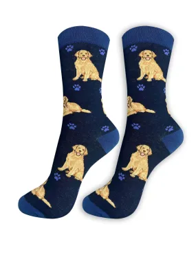 Golden Retriever Socks-Full Body